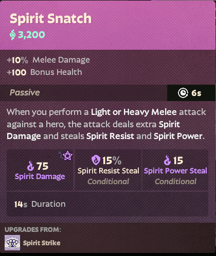 Spirit Snatch