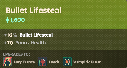 Bullet Lifesteal