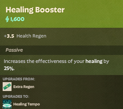 Healing Booster