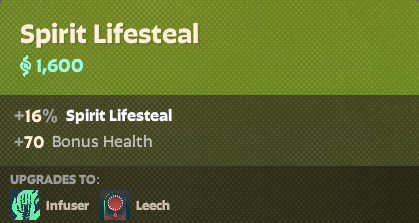 Spirit Lifesteal