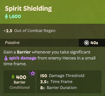 Spirit Shielding