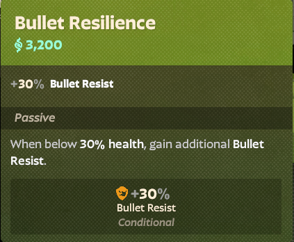 Bullet Resilience