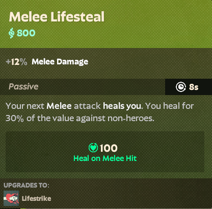 Melee Lifesteal