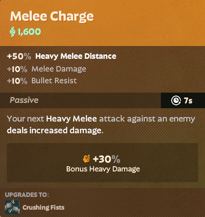Melee Charge