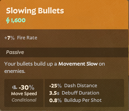 Slowing Bullets