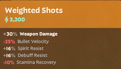 Weighted Shots