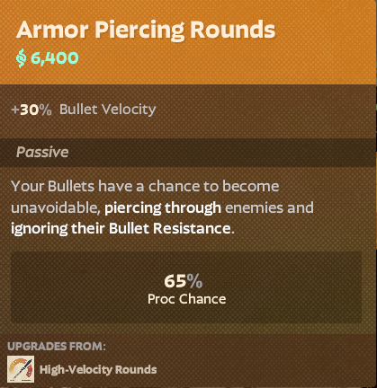 Armor Piercing Rounds