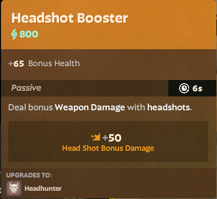 Headshot Booster